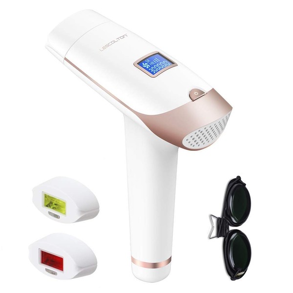 Lescolton IPL Laser Hair Removal Device T009i, Hair Removal for Women Permanent Hair Removal Painless Hair Remover Home Use for Body Face and Bikini