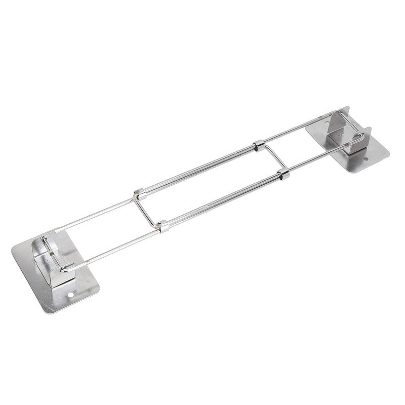 195‑345mm RV Shower Corner Storage Bar Stainless Steel Adjustable Bathroom