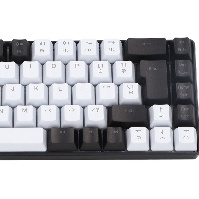 Membrane Gaming Keyboard 68 Keys RGB Backlit Ergonomic USB Interface