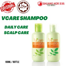 Shuang Hor 🔥💯 ORIGINAL🔥Shuang Hor Vcare Shampoo (Daily Care / Scalp Care) 保湿洗发精 / 保健洗发精 180ml/ btl