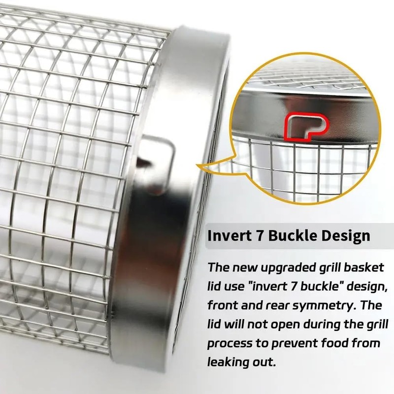Rolling Grill Basket