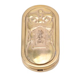 Metal EDC Fidget Slider Hand Pushing PPB Magnetic Ring Coin Slider Stress Relief Fingertip Toy Lion