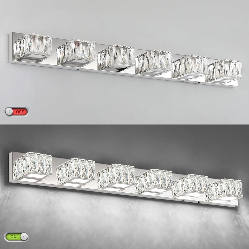 ZUZITO 6 Lights Bathroom Vanity Light - LED Bathroom Lights