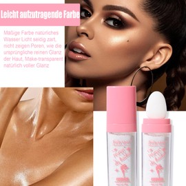 Highlighter Powder Stick 3 Sticks, Long Lasting Shimmer Highlighter Stick