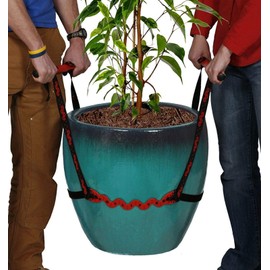 PotLifter - Potted Plant Mover and Essential Lifting Tool For Garden Flower Pots, Planters, Trees, Rocks - Lifts Up to 200 Pounds - A Plant Caddy Alternative, Easily Move Heavy Items Around Your Yard