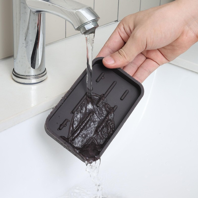 MicoYang Silicone Kitchen Sink Organizer Tray for Multiple Usage,Easy Clean