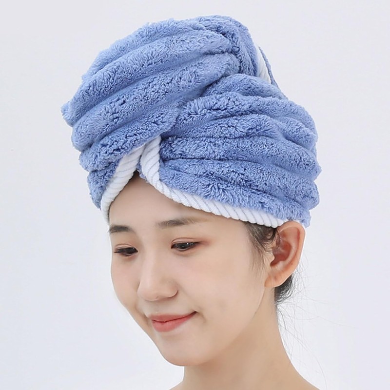 1 Toalla para Cabello De Microfibra, Toalla para Cabello, Turbante