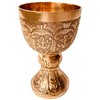 Medieval Goblet Lord's Vintage Chalice | 1x Solid Brass Royal