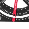 Woodworking Triangle Ruler Aluminum Alloy Accurate Laser Scale Triangle Ruler