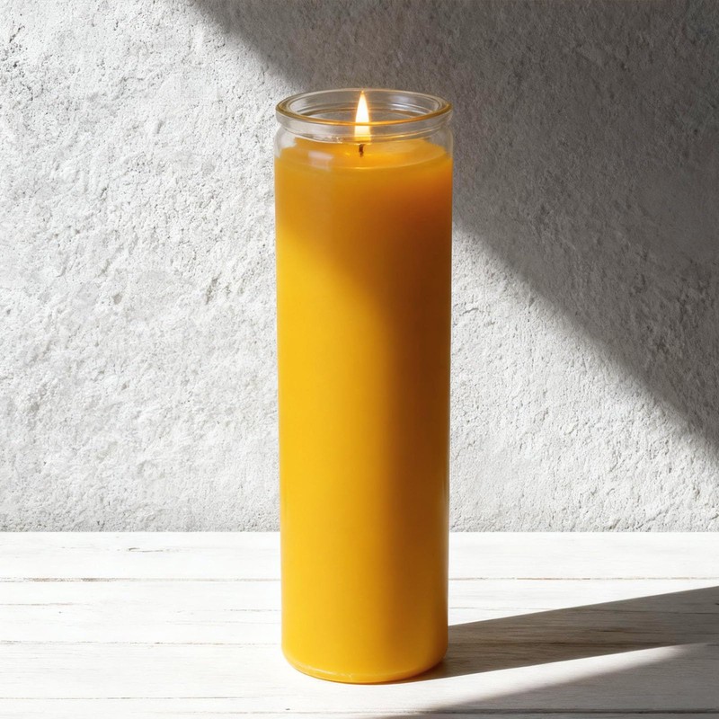 7 Day Beeswax Devotional Prayer Candle