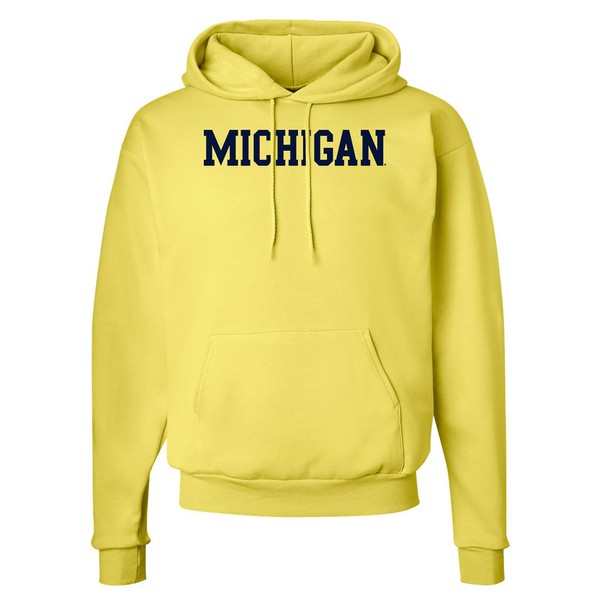 UGP Campus Apparel AH01H - Michigan Wolverines Basic Block Hoodie