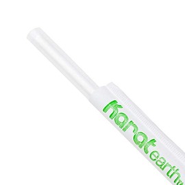 Karat Earth KE-C9230 9" PLA Straws 7mm Wrapped (Case of 2500)