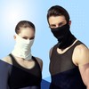 Cooling Neck Gaiter Face Mask for Running & Hiking Riding Sky Blue 2ea
