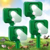 4PACK Solar Animal Repellent Ultrasonic,Sonic Cat Repellent Outdoor Deer&Repellent Devices