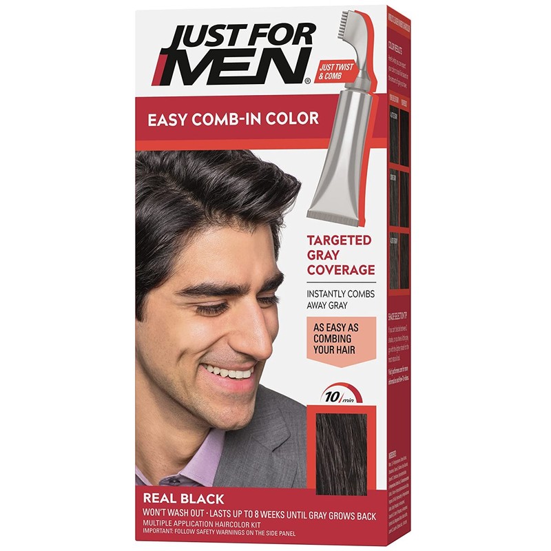 Just For Men Autostop Color #A-55 Real Black (2 Pack)