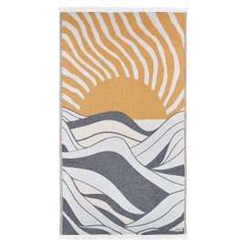 Sand Cloud Sundown Boho Beach Towel