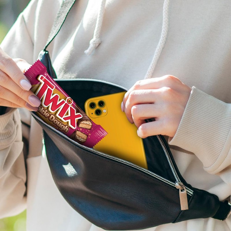 TWIX Cookie Dough Milk Chocolate Bars, 1.36 oz (Pack of