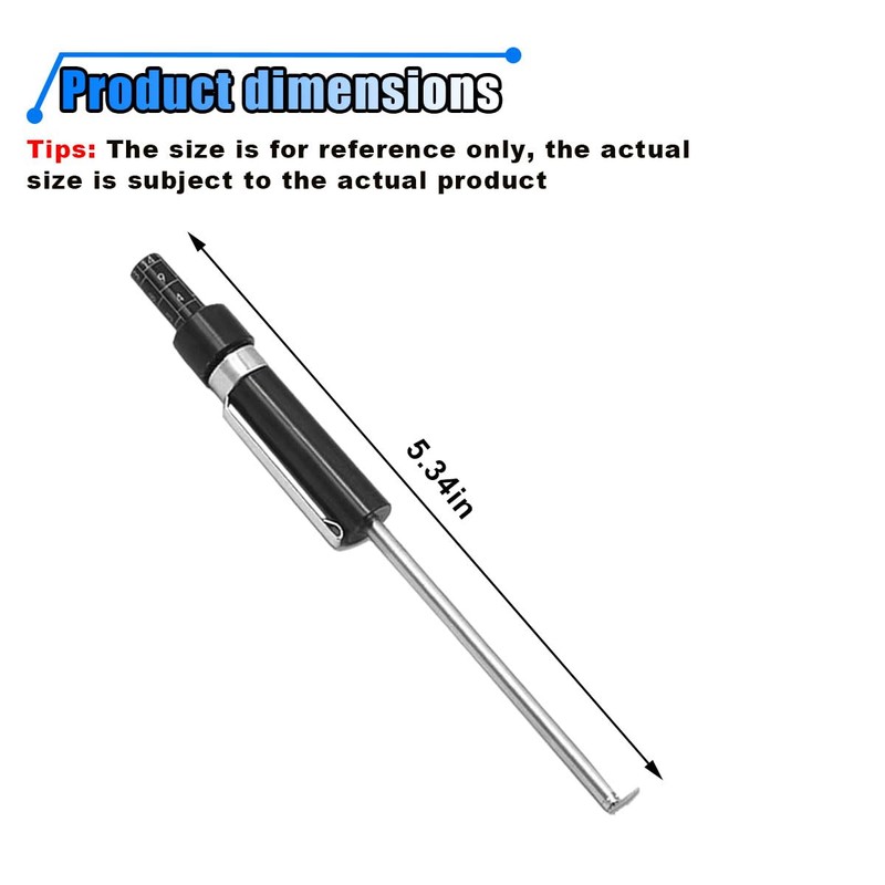 2PCS Brake Pad Thickness Gauge Measure Tool with Scale- Brake
