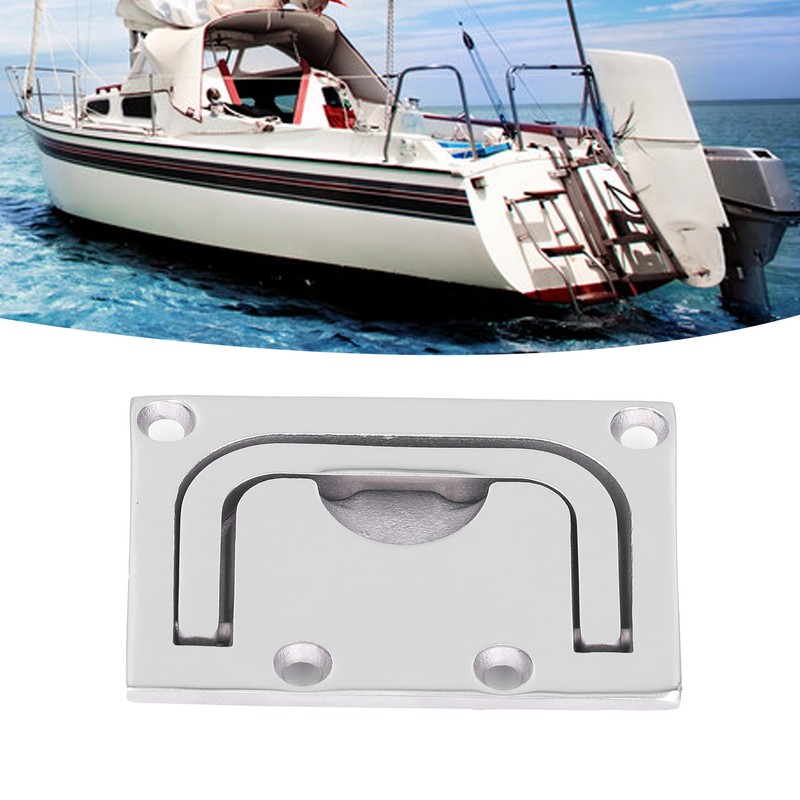 Boat Ring Hatch Pull Flush Lift Deck Cover Handle Marine
