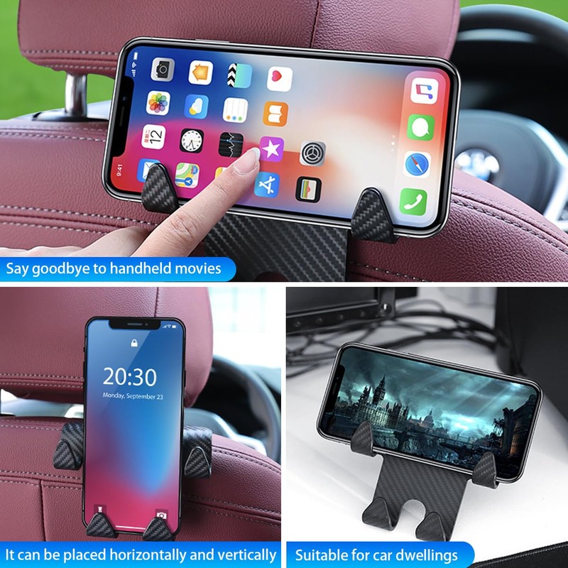 JNNJ 2 Pack Cars Seat Hooks, Car Seat Headrest Hook,