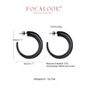 Focalook Women's Hoop Earrings, Large Circle / Star / Heart