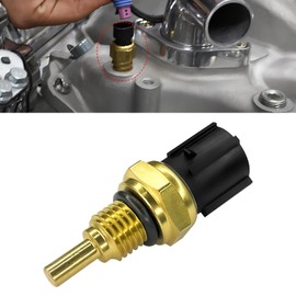 Hirificing Oil Temperature Sensor 48160-PGJ-003, 1434050 Engine Coolant Temperature Sensor with O-Ring VTM 4 Compatible with Honda Pilot 2003-2015 for Honda Ridgeline 2006-2014 (Black)