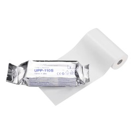 Papel Térmico Para Ultrasonido Acabado Mate Color Blanco Sony Upp-110s X 1 Rollo 20m