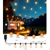 Tenmiro 200FT LED Outdoor String Lights with Remote, 74+2 Shatterproof