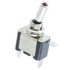 Green LED illuminated On/Off Toggle Switch SPST 12V Flick Auto