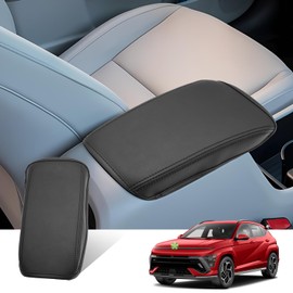 Ruiya 2024 2025 Kona Armrest Cover,for Hyundai Kona SX2 2024 Accessories Center Console Cover 2024 Kona Armrest Cover Protector Compatible with 2024 2025 2026 Hyundai Kona SE/SEL/Limited/N Line