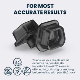 BACtrack C-Series Breathalyzer Mouthpieces (50 Count) | Compatible with BACtrack C6 and C8 Breath Alcohol Testers | Not Compatible with BACtrack Mobile Smartphone Breathalyzer