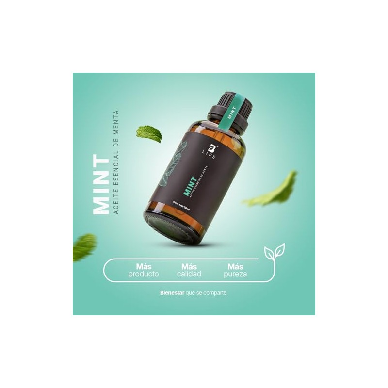 Aceite Esencial con Ingredientes Puros y Naturales, Aromalogía de 50