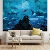 MHLSWY 7x5FT Shark Under The Sea World Photo Backdrop Aquarium