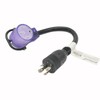 Parkworld 60417A EV Adapter Cord 4-Prong Generator 20A Locking L14-20P