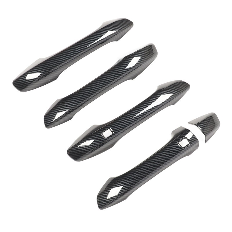 Exterior Door Handle Cover Carbon Fiber Pattern Outside Door Handle