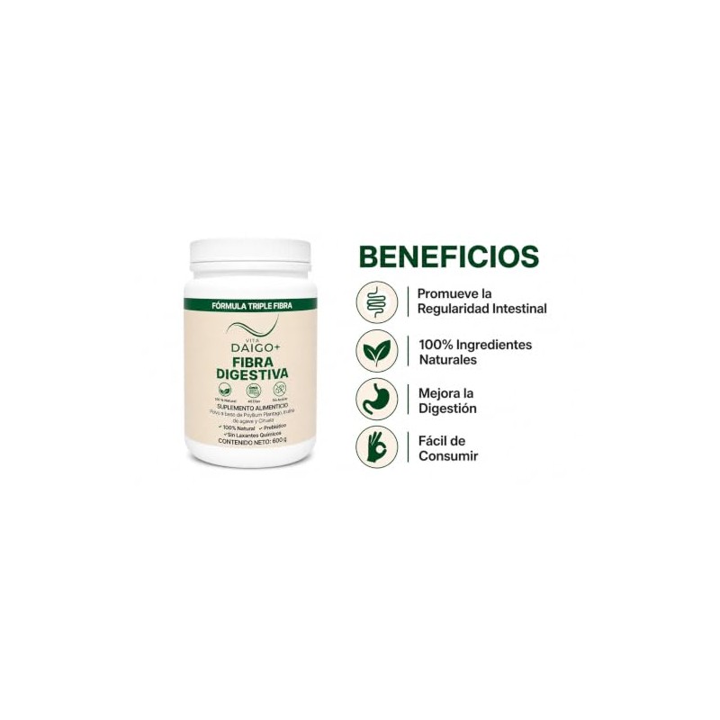 Fibra Digestiva 100% Natural - 600g