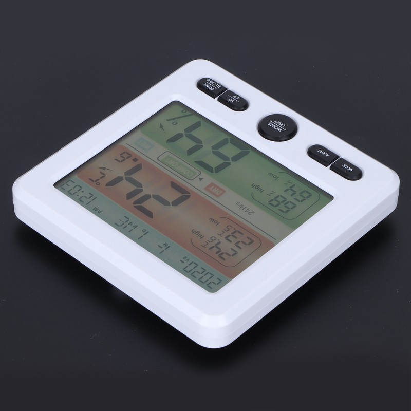 Digital Color Screen Temperature and Humidity Meter Indoor Thermometer Hygrometer