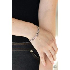 Paparazzi Sugar and Ice Pink Opalescent Rhinestone Dainty Paparazzi Bracelet