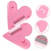 minkissy Haircutting Tool for Women 2pcs Comb with Plastic Bangs