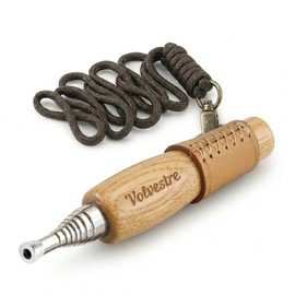 Pocket Bellows with Wooden Handle – Telescopic Fire Blower Tube, Stainless Steel Pocket Fire Blower for Fireplace, Campfire & BBQ – Compact Fire Starting Tool by VOLVESTRE