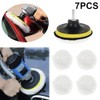 7 Pcs Wool Polishing Buffing Pads Buffer Foam Drill Wheel