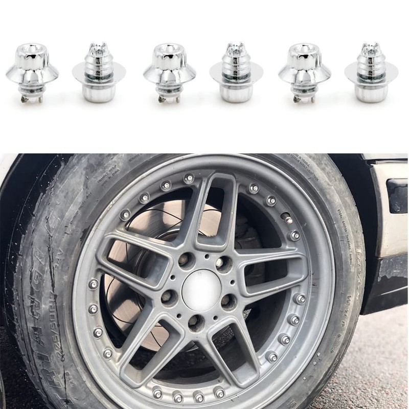 RTRHINOTUNING 50pcs Wheel Rim Rivets for 6.9mm/0.27in Hole Replacement Wheel