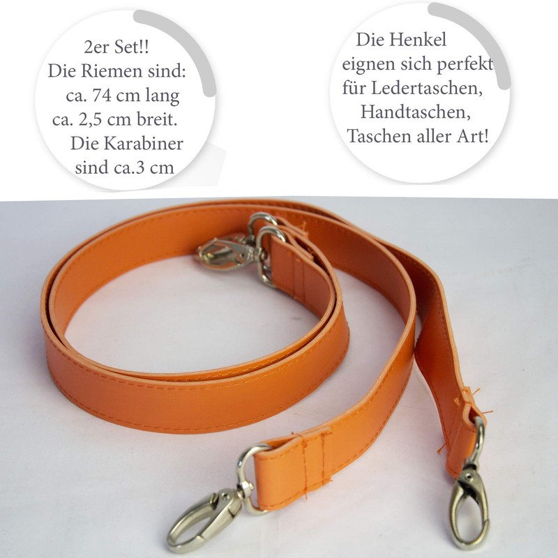 Sunsa Women's Shoulder Straps. Set of 2 Shoulder Bag Handles.