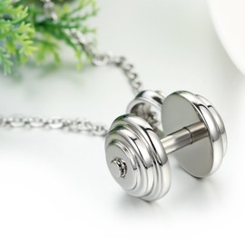 Cupimatch Men's Stainless Steel Necklace Thor Hammer Pendant, Highly Polished With 55 cm Chain, Silver / Black, Stainless Steel