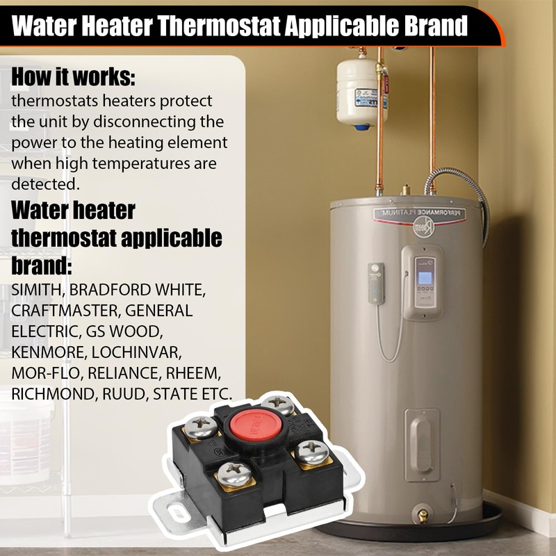 Replacement Thermostat For Titan Water Heater， 2.40 × 1.50 ×