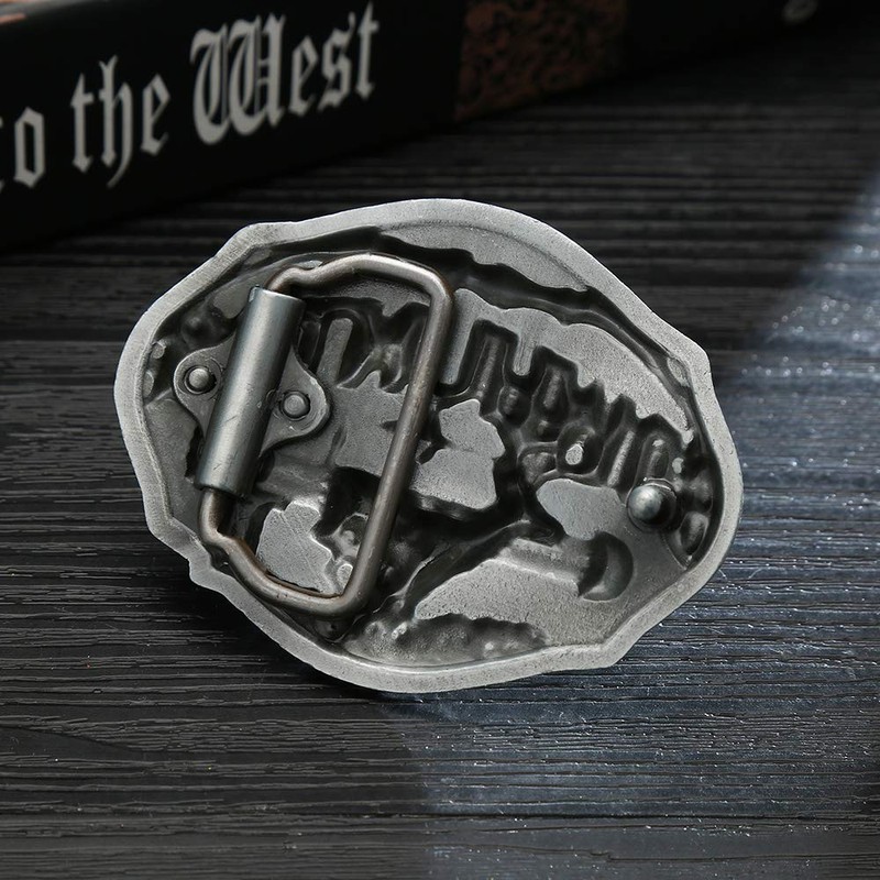 Fashion Running Fawn Pattern Belt Buckle Punk Western Belt Buckle