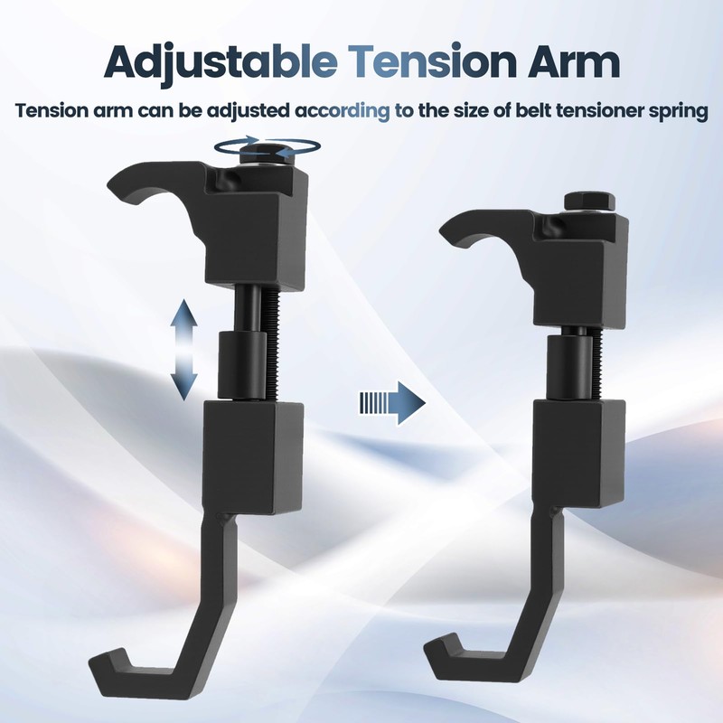 WODHMIEY 5460 Serpentine Belt Tensioner Tool, Belt Tension Compressor &