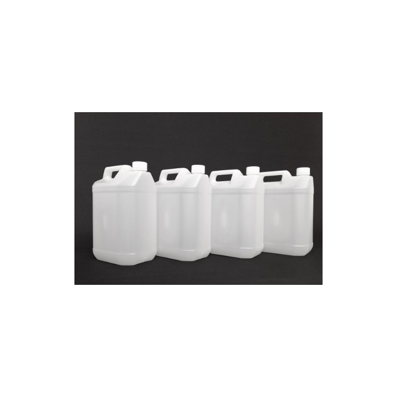 h32 4 pack of 5 Litre Transparent Storage Cans/Containers