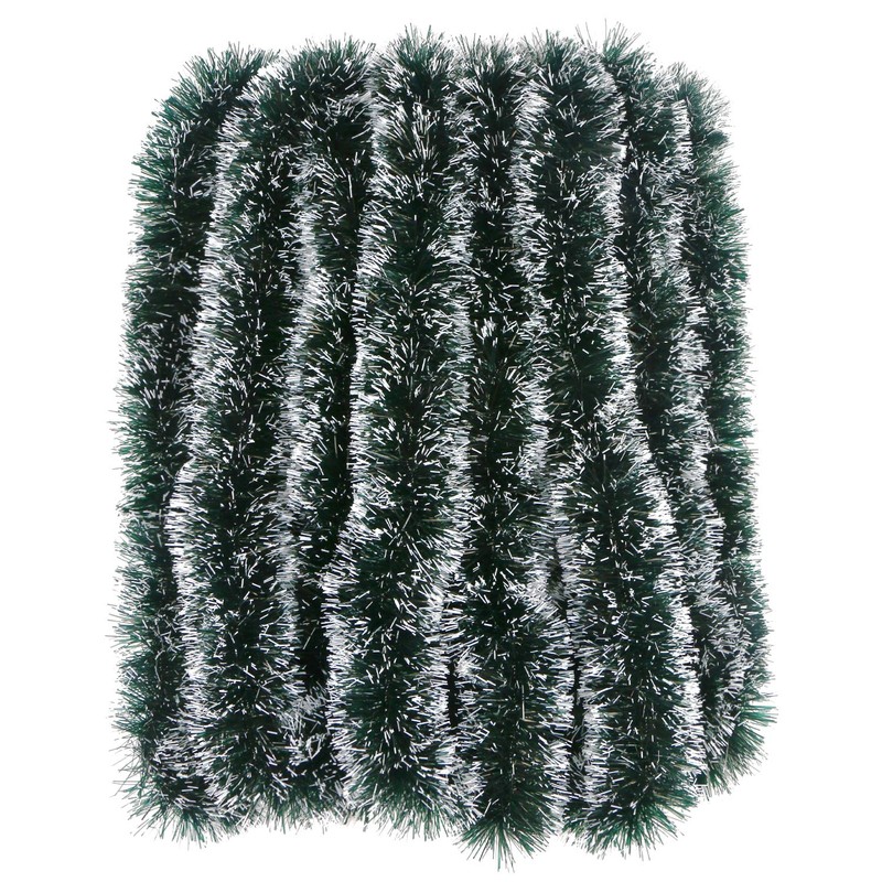 LOKIPA 10M Chunky Christmas Tinsel Garland with for Christmas Tree