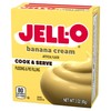Jell-O Banana Cream Instant Cook & Serve Pudding 3.4 Oz